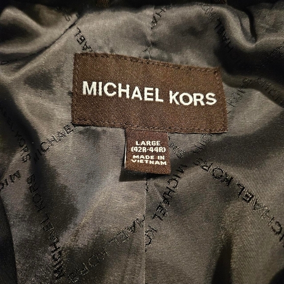 Michael Kora Men's Black Overcoat Jacket - Classic Long Coat - Picture 3 of 4